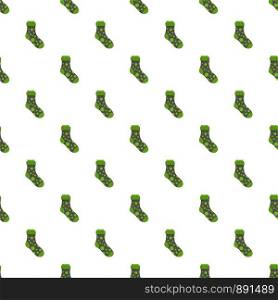 Spotted sock pattern seamless vector repeat for any web design. Spotted sock pattern seamless vector