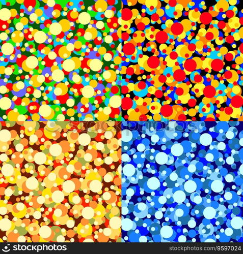 Spotty patterns vector image