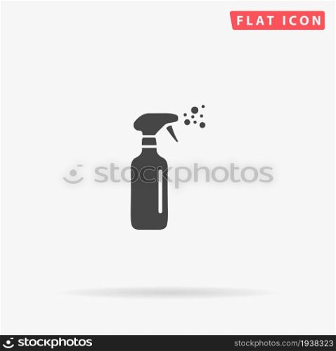 Spray Bottle flat vector icon. Hand drawn style design illustrations.. Spray Bottle flat vector icon