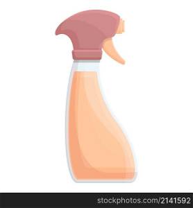 Spray bottle icon cartoon vector. Water plastic. Disinfect antibacterial. Spray bottle icon cartoon vector. Water plastic