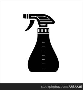 Spray Bottle Icon Vector Art Illustration