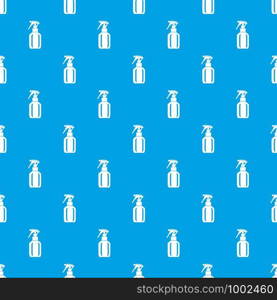 Spray bottle pattern vector seamless blue repeat for any use. Spray bottle pattern vector seamless blue