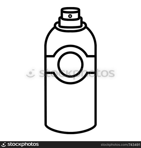 Spray deodorant icon. Outline illustration of spray deodorant vector icon for web design isolated on white background. Spray deodorant icon , outline style
