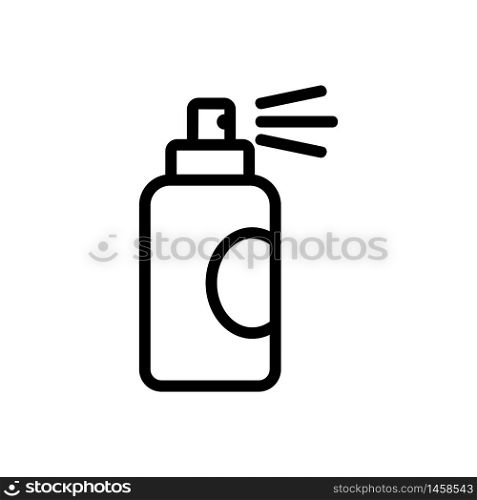 spray for water resistance icon vector. spray for water resistance sign. isolated contour symbol illustration. spray for water resistance icon vector outline illustration
