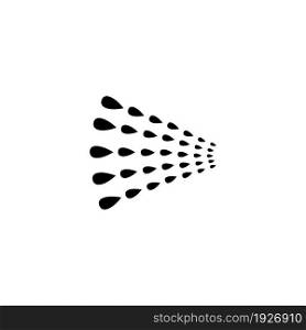 Spray icon logo vector design