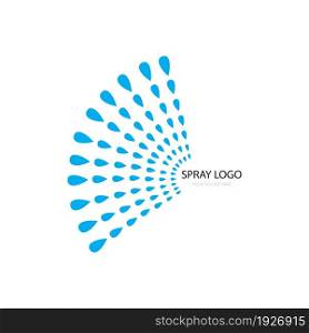 Spray icon logo vector design