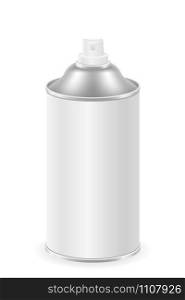 spray paint in a metal can container vector illustration isolated on white background