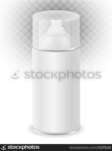 spray paint in a metal can container vector illustration isolated on white background