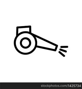 sprayer blower icon vector. sprayer blower sign. isolated contour symbol illustration. sprayer blower icon vector outline illustration