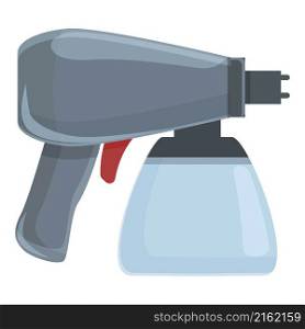 Sprayer compressor icon cartoon vector. Paint gun. Air painter. Sprayer compressor icon cartoon vector. Paint gun