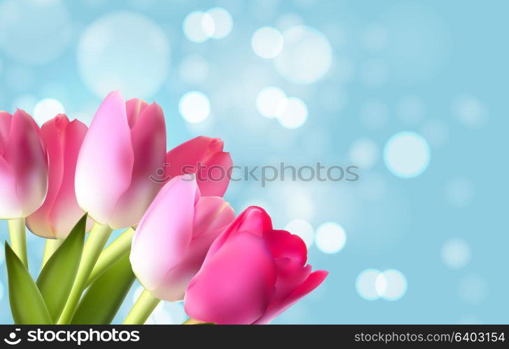 Spring and Summer Flower Natural Background. Vector Illustration EPS10. Spring and Summer Flower Natural Background. Vector Illustration