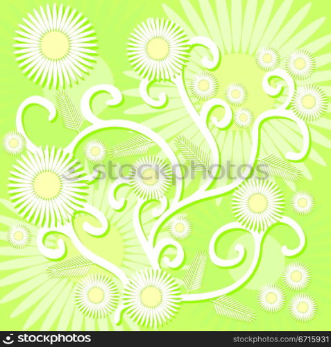 Spring background, vector