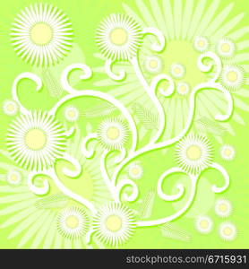 Spring background, vector