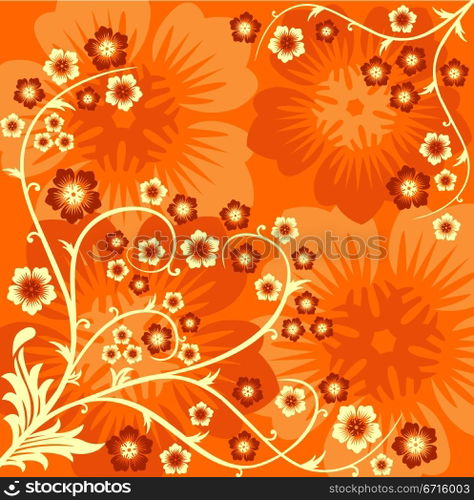 Spring background, vector