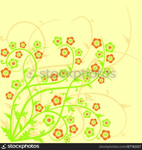 Spring background, vector