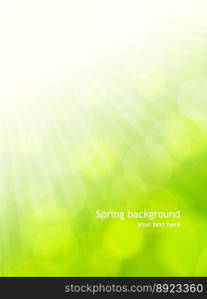 Spring background vector image