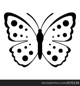 Spring butterfly icon. Simple illustration of spring butterfly vector icon for web. Spring butterfly icon, simple style.