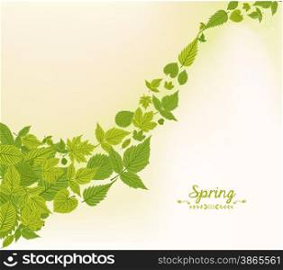 spring fall leaves background