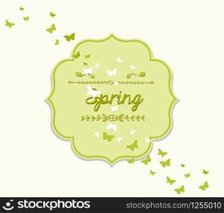 spring forest nature invitation cards