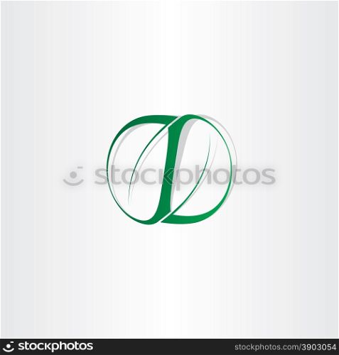 spring green symetry leaves icon design