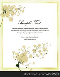 spring invitation vector illustration