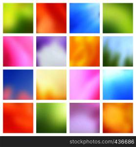 Spring landscape blurred vector backgrounds. Blurred gradient color textured illustration. Spring landscape blurred vector backgrounds