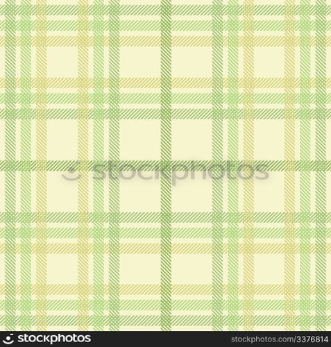 Spring plaid texture, vector pattern