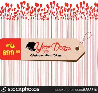 Spring sale banner design with floral, chinese new year