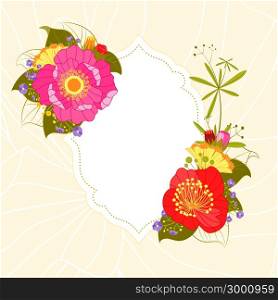 Spring Summer Colorful Flower Garden Party Invitation Card