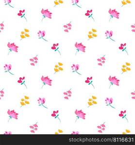Spring, summer, Easter little flower seamless pattern. Small floral liberty seamless texture background