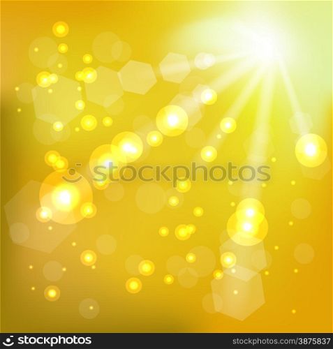 Spring Warm Sun Background for your Design. Sun Background