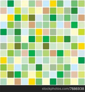Springtime mosaic pattern. Color bright decorative background vector illustration.
