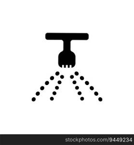 sprinkler icon vector template illustration logo design