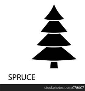 Spruce icon. Simple illustration of spruce vector icon for web. Spruce icon, simple style