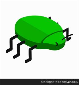 Spy bug isometric 3d icon on a white background. Spy bug isometric 3d icon