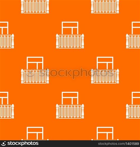 Square balcony pattern vector orange for any web design best. Square balcony pattern vector orange