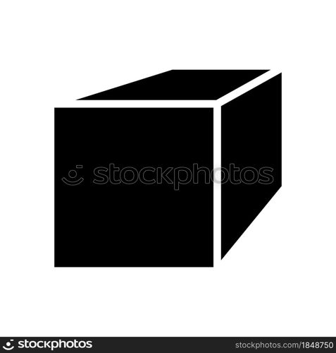 square bar metal profile glyph icon vector. square bar metal profile sign. isolated contour symbol black illustration. square bar metal profile glyph icon vector illustration