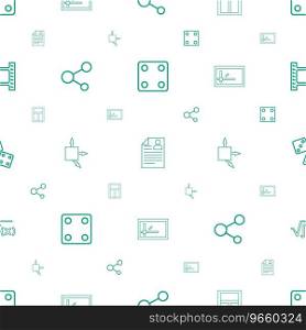 Square icons pattern seamless white background Vector Image