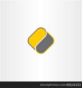 square logo abstract vector company symbol design