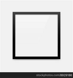 Square photo frame vector image