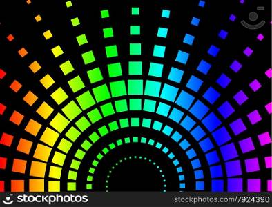 Squared Rainbow Background