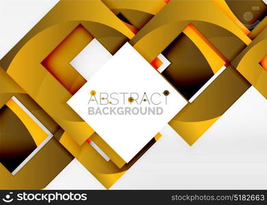 Squares geometric object in light 3d space, abstract background. Squares geometric object in light 3d space, vector abstract background