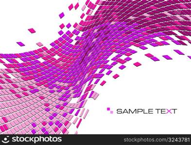 squares mosaic texture with copy space, vector illustration