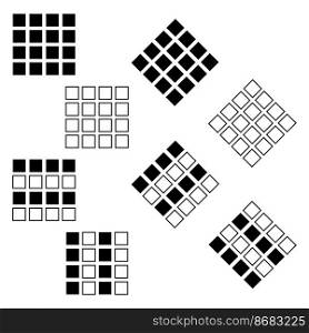 Squares of cubes. Digital technology background. Vector illustration. Stock image. EPS 10.. Squares of cubes. Digital technology background. Vector illustration. Stock image. 
