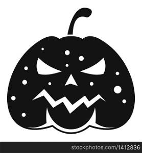 Squash pumpkin icon. Simple illustration of squash pumpkin vector icon for web design isolated on white background. Squash pumpkin icon, simple style