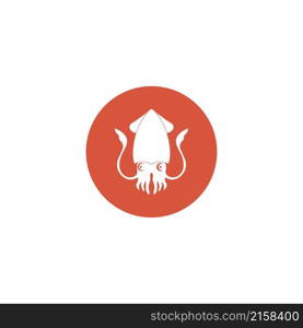 squid icon vector illustration logo design