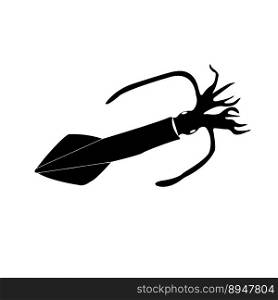 squid icon vector illustration symbol design