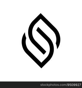 SS monogram  logo  vector design illustration