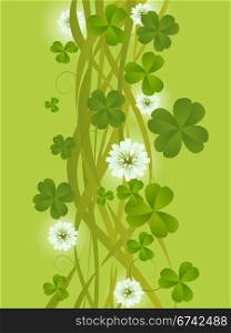 St. Patrick&rsquo;s Day background illustration, abstract card design