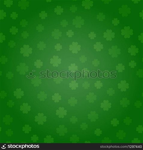 St. Patrick&rsquo;s Day celebration greeting card - Illustration. St. Patrick&rsquo;s Day, Green background by a St. Patrick&rsquo;s Day - Illustration - Illustration